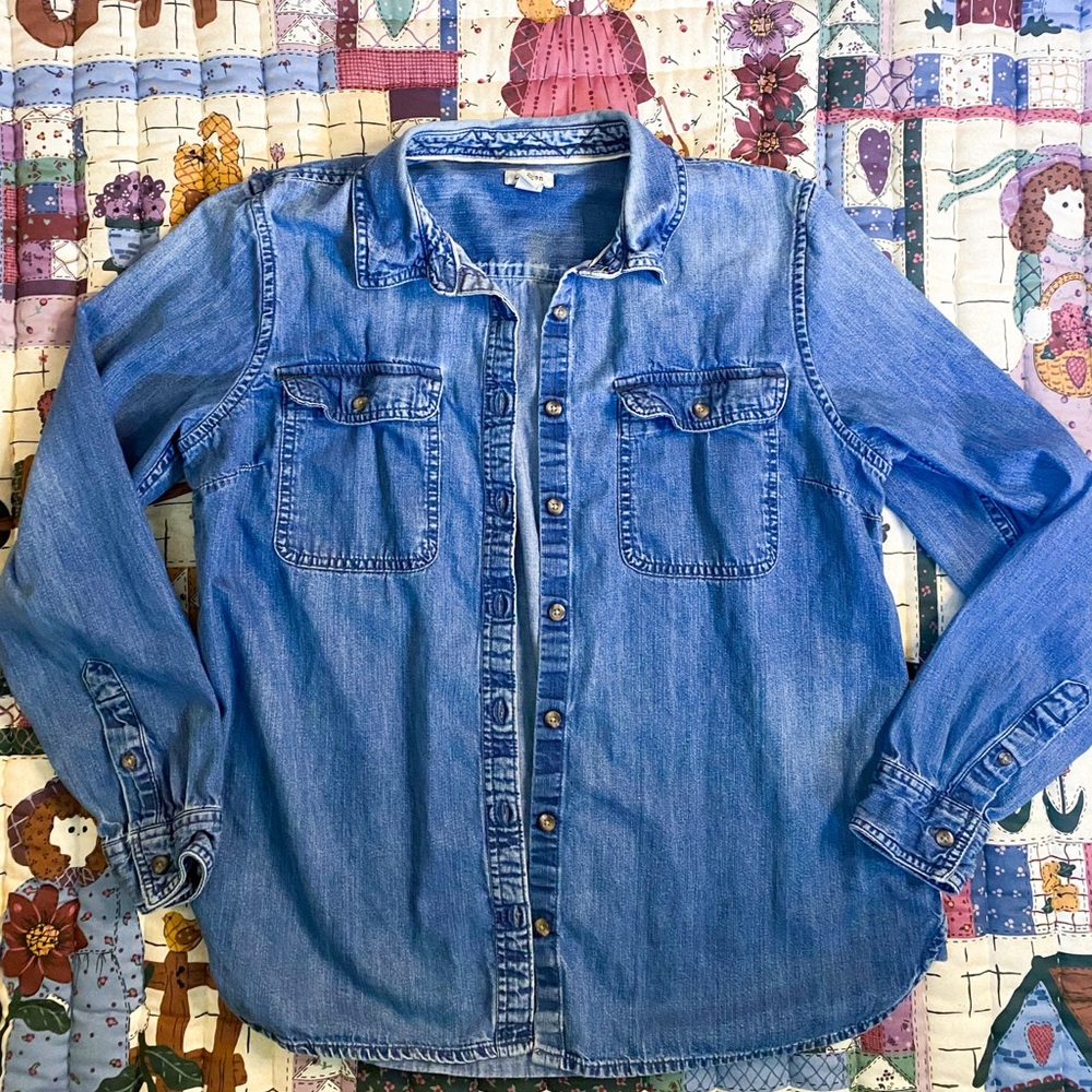 L.L. Bean Blue Denim Shirt